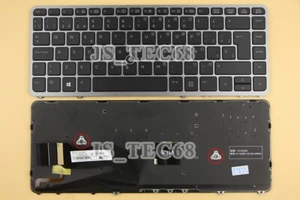 For HP Zbook 14 / 14 G2 / 15u G2 Keyboard Spanish Teclado Backlit - Zdjęcie 1 z 2