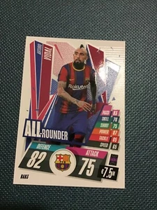 TOPPS MATCH ATTAX 2020-21 🏆 ARTURO VIDAL 🔴🔵 BARCELONA - Picture 1 of 1
