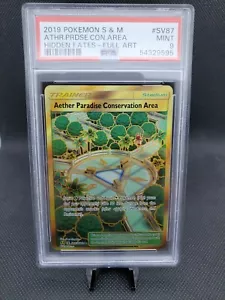 2019 Pokemon Spiel versteckte Schicksale glänzender Gewölbe volle Kunst SV89 Mt. Coronet PSA 9 NEUWERTIG - Bild 1 von 2