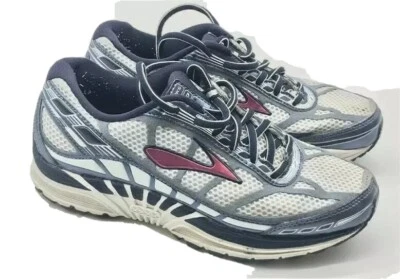 Brooks Dyad 8 Womens Size 7 US Lace Up Running Shoes White Pink 1201631B065 - Image 1 of 4