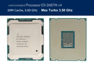 Compatible INTEL XEON E5-2687W v4 CPU 12 CORE 3.00GHZ 30MB L3 CACHE 160W SR2NA - Picture 1 of 1