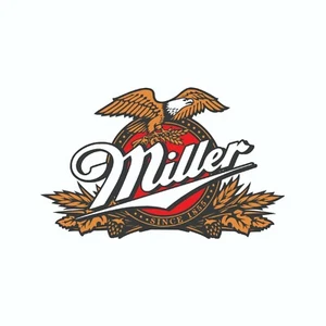 Miller High Life Eagle Beer Decal Bumper Sticker - Imagen 1 de 2