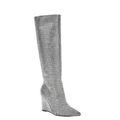 Botas de cuña altas Gianni Bini Party Swifty Gabor Two estrás punta 6,5 Foto 1 de 4