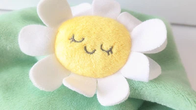 Мягкая детская одежда Sleepy Daisy Lovey Flower детское защитное одеяло - Изображение 1 из 4