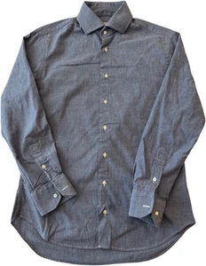 Gitman Bros Oxford Shirt Long Sleeve Mens 15.5 - 33 Tailored Fit USA Made - Picture 1 of 8