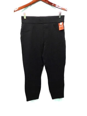 Spanx Size MP PM NWT Black Skinny Ponte Knit Leggings Tight Pants Back Pockets - Image 1 of 4
