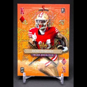 RICKY PEARSALL 2024 Wild Card 5 Card Draw Stacked Deck #SDPD-RPN Orange /5 RC - Picture 1 of 3