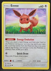 Eevee 101/149 SM Conjunto Base Pokémon Normal Común - LP - Imagen 1 de 2