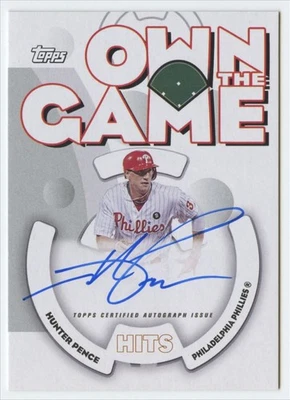 2020 Topps Archives #06OGA-HP Hunter Pence Autographs - Image 1 of 2