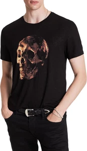 John Varvatos Men's Oil Skull Tee - Picture 1 of 6