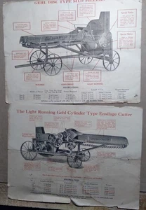 1922 Gehl Bros Mfg Co Ensilage Cutter Advertising West Bend WI Wisconsin - Picture 1 of 5