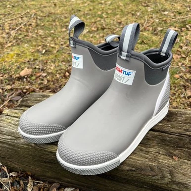 XtraTuf gris para hombre 6 pulgadas Bota deportiva tobillera ADSM100 Foto 1 de 4