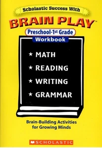 Scholastic Success with Brain Play Preschool 1st Grade New Read Writing Math - Picture 1 of 2