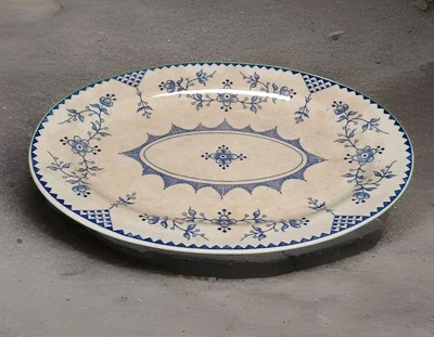 Plato Azul Vikingo Azul Dinamarca 12" c1950 Hecho en Japón  Foto 1 de 3