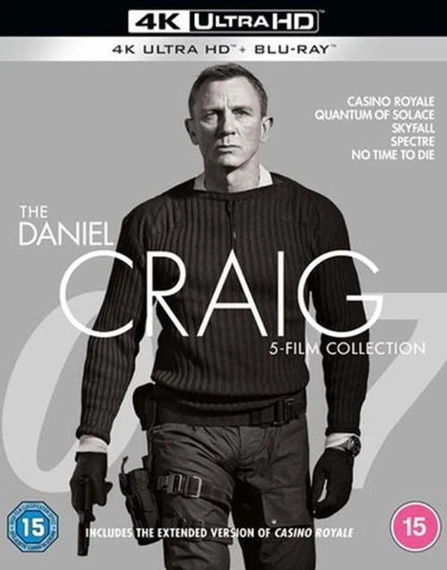 007 Daniel Craig 5 Film Collection 4K UHD BR 10 Discs Blu-ray Bluray Movie Film - Image 1 of 1