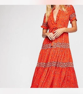 Vestido largo floral Free People Rare Feelings talla XS talla mediana - Imagen 1 de 7