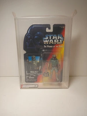 Kenner Star Wars 1996 Poder de la Fuerza Círculo Completo Boba Fett Calificado AFA 80 Foto 1 de 4