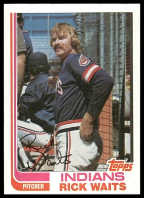 1982 Topps #573 Rick Waits Cleveland Indians - Image 1 of 2