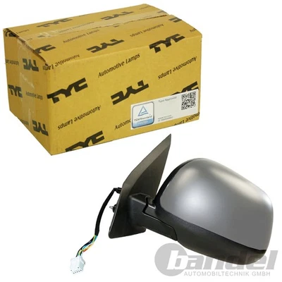TYC AUßENSPIEGEL LINKS GRUNDIERT passend für CITROËN C-CROSSER C4 MITSUBISHI ASX - Bild 1 von 2