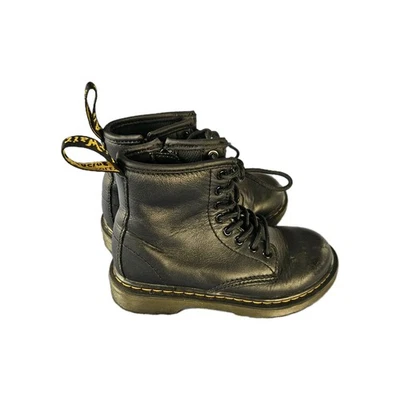 Botas de Combate Dr Martens Pequeñas Negras AirWair Talla 11 Estilo 1460J Punk Gótico Foto 1 de 4