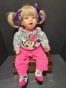 Muñeca de colección 21" Pat Secrist 1993 HPY-V chica con traje de Minnie Mouse *Excelente estado. - Imagen 1 de 15