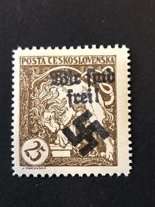 SUDETENLAND SEGUNDA GUERRA MUNDIAL-ALEMÁN OCC. Embalaje original local (OSTRAU) 25 h. MNH /s2 #a25 - Imagen 1 de 2
