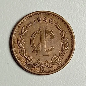 1946 Mexico 1 Centavo Coin KM# 415 Circulated Condition [inv#060] - Picture 1 of 2