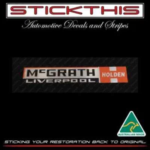Dealership Dealer Decal Sticker - McGrath Liverpool NSW - Suit Holden - Picture 1 of 2