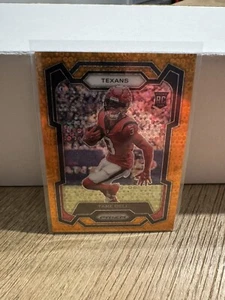 Panini Prizm 2023 Tank Dell Orange Disco Rookie RC Houston Texans #341 Card - Picture 1 of 2