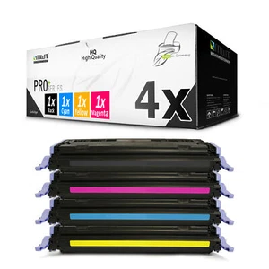 4x Toner F Sleeve R HP Laserjet CP 2600 Q6000A-03A 124A CMYK - Zdjęcie 1 z 5