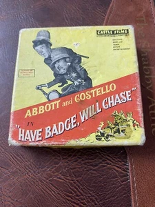 Abbot and Costello in "Have Badge, Will Chase” - Super 8 Castle Films #850 - Picture 1 of 9