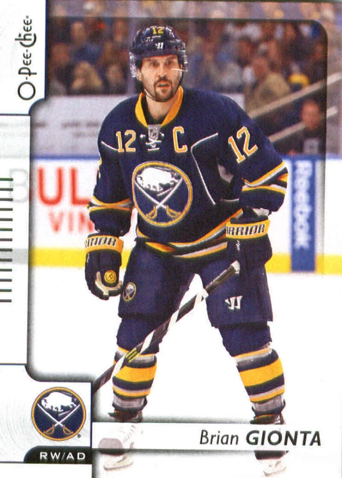 2017-18 O-Pee-Chee #153 Brian Gionta Buffalo Sabres - Image 1 of 1
