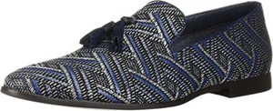 Zapato Steve Madden DANGLER para hombre, blanco/azul, 10,5 M EE. UU. - Imagen 1 de 7