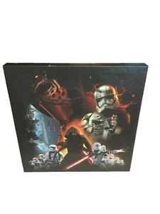 Star Wars Art Print Canvas by Artissimo 16x16x1 Force Awakens Kylo - Picture 1 of 8