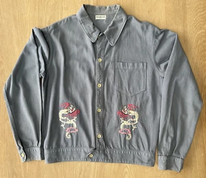 Chaqueta Blusa Hellers Café Warehouse Japón Bordada Recuerdo 40 Mediana - Imagen 1 de 13