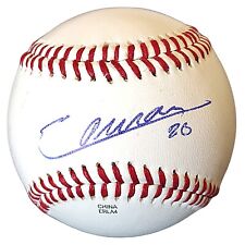 Ezequiel Duran Texas Rangers Signed Baseball 2023 World Series Autograph Proof
