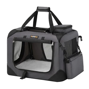 Hundebox faltbar, Transportbox Hund, Hundetasche, Oxford-Gewebe, Netzstoff - Bild 1 von 16