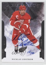 2013-14 Upper Deck Buybacks /20 Nicklas Lidstrom (2011-12 Artifacts) #5 Auto HOF