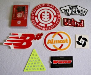Element Rations Skateboard Hardware & STICKER LOT Volcom Vans New Balance Blind - Picture 1 of 3