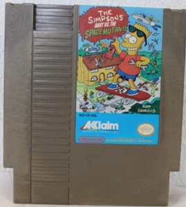 NES Nintendo Los Simpson Bart VS Los Mutantes Espaciales 1991 ¡Auténtico! - Imagen 1 de 4