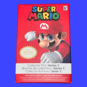 Precintado Nintendo Super Mario Serie 1 Pin Coleccionista 1 Caja Ciega Aleatoria Nuevo B12 - Imagen 1 de 4
