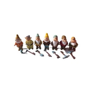 Simba Seven Dwarfs Figures Snow White Set Of 7 Dwarves Vintage Disney 4.5 Inches - Picture 1 of 9