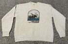 Vintage Fruit Of The Loom Graphic Sweatshirt Maine Moose Made In USA