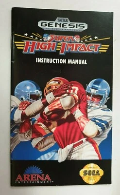 Super High Impact - NTSC-U - Original Great Condition - MANUAL ONLY - Image 1 of 2
