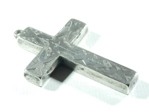 Viktorianischer Silber Kreuz Anhänger 6 cm x 3,8 cm x 0,7 cm 9,6 g - Bild 1 von 2