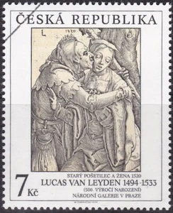 Specimen, Czechoslovakia Sc2936 Art, Painting, Lucas Van Leyden (1494-1533) - Picture 1 of 1
