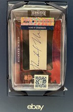 #1/1 - 2020 Decision Signature/Autographed Leaf Card - President Richard Nixon