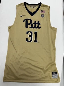 Pitt Panthers Team Issued / Worn Nike Men's Basketball Jersey Size 52 +2 NCAAB - Picture 1 of 7
