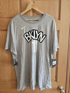 Neu mit Etikett Kyrie Irving Brooklyn Nets Nike Icon Performance T-Shirt - grau 2XL - Bild 1 von 3