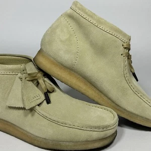 Clarks Originals Wallabee Boots Charles F Stead Maple Suede Leather Mens sz 13 - Picture 1 of 17